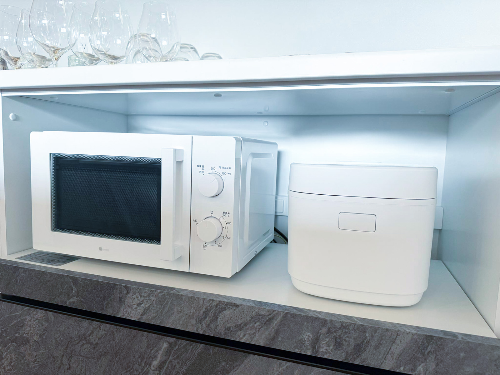 電子レンジ・炊飯器