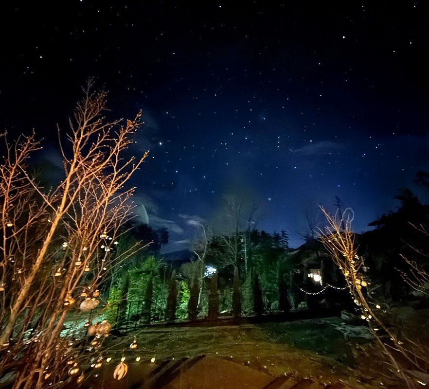 独り占めできる満天の星空
