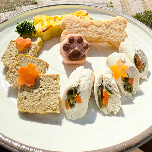 ワンちゃん用贅沢プレート